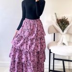 دامن چهارطبقه دلبر🫐🦋