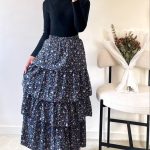دامن چهارطبقه دلبر🙂‍↔️🩵