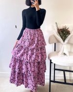 دامن چهارطبقه دلبر🫐🦋 - تصویر 2