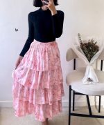 دامن چهارطبقه دلبر🫐🦋 - تصویر 11