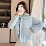 کاپشن یقه بافت🦋 - تصویر 3
