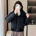 کاپشن یقه بافت🦋 - تصویر 5
